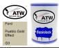 Preview: Ford, Pueblo Gold Effect, G3: 500ml Lackdose, von ATW Autoteile West.